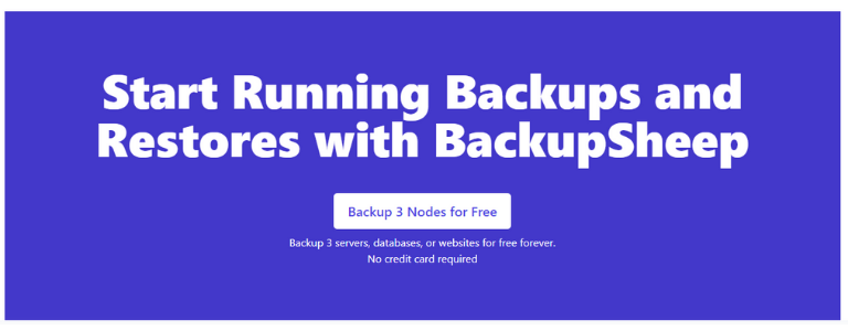 Start Running Backups and Restores with Backupsheep